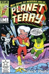 Planet Terry #01 April 1985 Marvel w/ Star Chase Game